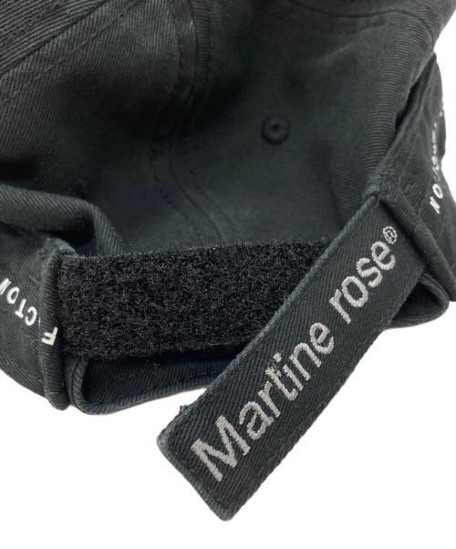 MARTINE ROSE（マーティン・ローズ）MARTINE ROSE (マーティン・ローズ) JOKER Roll Back Cap/キャップ ブラックの古着・服飾アイテム