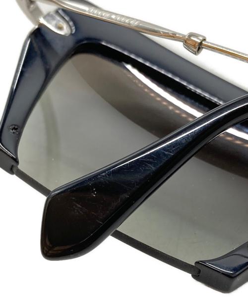 MIU MIU（ミュウミュウ）MIU MIU (ミュウミュウ) ハーフリムレサングラス/Half-rim sunglasses ブラック サイズ:54◇24の古着・服飾アイテム