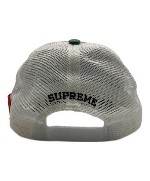 SUPREME（シュプリーム）SUPREME (シュプリーム) VANSON (バンソン) Leathers Mesh Back 5-Panel グリーンの古着・服飾アイテム