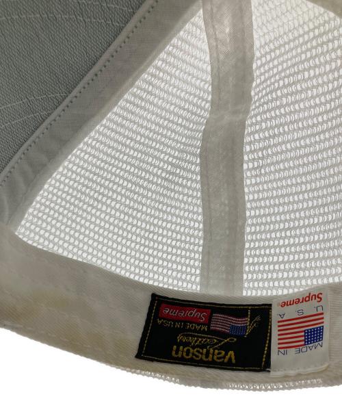SUPREME（シュプリーム）SUPREME (シュプリーム) VANSON (バンソン) Leathers Mesh Back 5-Panel グリーンの古着・服飾アイテム