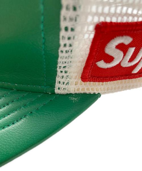SUPREME（シュプリーム）SUPREME (シュプリーム) VANSON (バンソン) Leathers Mesh Back 5-Panel グリーンの古着・服飾アイテム