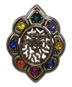 GUCCIグッチ）の古着「カラーストーンリング/Colored stone ring」｜マルチカラーストーン
