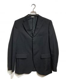 COMME des GARCONS HOMME DEUX（コムデギャルソン オム ドゥ）の古着「比翼3Bジャケット/Fly front 3-button jacket」｜ブラック