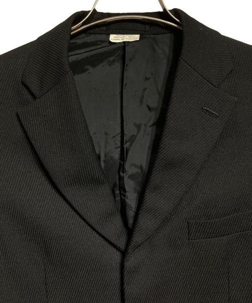 COMME des GARCONS HOMME DEUX（コムデギャルソン オム ドゥ）COMME des GARCONS HOMME DEUX (コムデギャルソン オム ドゥ) 比翼3Bジャケット/Fly front 3-button jacket ブラック サイズ:Mの古着・服飾アイテム