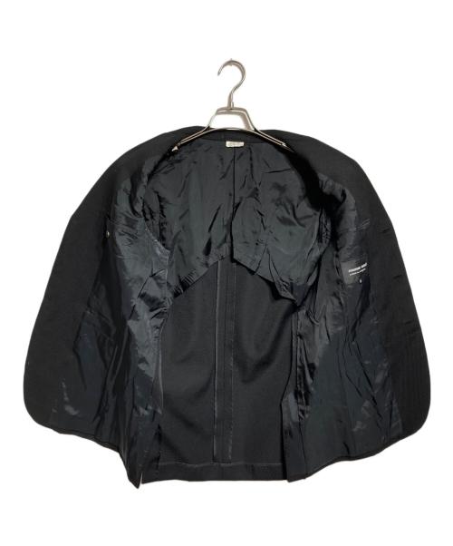 COMME des GARCONS HOMME DEUX（コムデギャルソン オム ドゥ）COMME des GARCONS HOMME DEUX (コムデギャルソン オム ドゥ) 比翼3Bジャケット/Fly front 3-button jacket ブラック サイズ:Mの古着・服飾アイテム