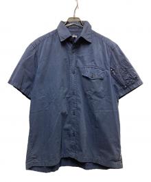 stussy（ステューシー）の古着「スリーブジップデザインシャツ」｜ネイビー