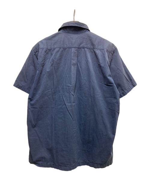 stussy（ステューシー）stussy (ステューシー) スリーブジップデザインシャツ ネイビー サイズ:Mの古着・服飾アイテム