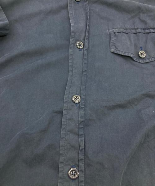 stussy（ステューシー）stussy (ステューシー) スリーブジップデザインシャツ ネイビー サイズ:Mの古着・服飾アイテム