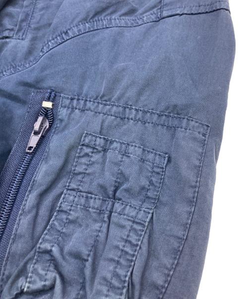 stussy（ステューシー）stussy (ステューシー) スリーブジップデザインシャツ ネイビー サイズ:Mの古着・服飾アイテム
