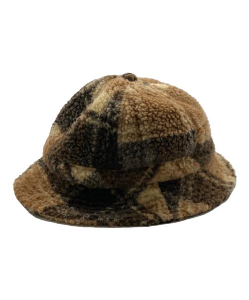 stussy（ステューシー）stussy (ステューシー) ボアバケットハット ブラウン サイズ:Ｌ/XLの古着・服飾アイテム