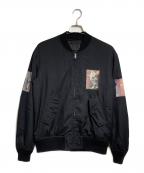 ALEXANDER WANGアレキサンダー・ワン）の古着「シルクボンバージャケット/Silk bomber jacket」｜ブラック