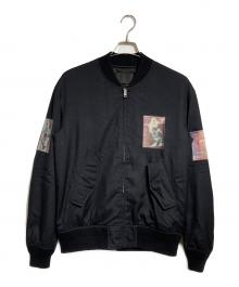 ALEXANDER WANG（アレキサンダー・ワン）の古着「シルクボンバージャケット/Silk bomber jacket」｜ブラック