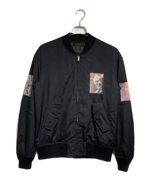 ALEXANDER WANG（アレキサンダー・ワン）ALEXANDER WANG (アレキサンダー・ワン) シルクボンバージャケット/Silk bomber jacket ブラック サイズ:44の古着・服飾アイテム