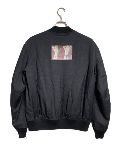 ALEXANDER WANG（アレキサンダー・ワン）ALEXANDER WANG (アレキサンダー・ワン) シルクボンバージャケット/Silk bomber jacket ブラック サイズ:44の古着・服飾アイテム