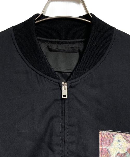 ALEXANDER WANG（アレキサンダー・ワン）ALEXANDER WANG (アレキサンダー・ワン) シルクボンバージャケット/Silk bomber jacket ブラック サイズ:44の古着・服飾アイテム