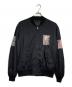 ALEXANDER WANG（アレキサンダー・ワン）の古着「シルクボンバージャケット/Silk bomber jacket」｜ブラック