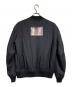 ALEXANDER WANG (アレキサンダー・ワン) シルクボンバージャケット/Silk bomber jacket ブラック サイズ:44：20000円