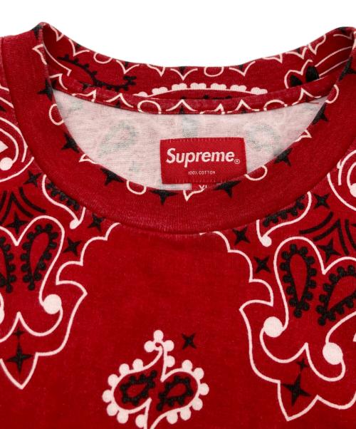 SUPREME（シュプリーム）Supreme (シュプリーム) Small Box Tee Red Bandana レッド サイズ:XLの古着・服飾アイテム
