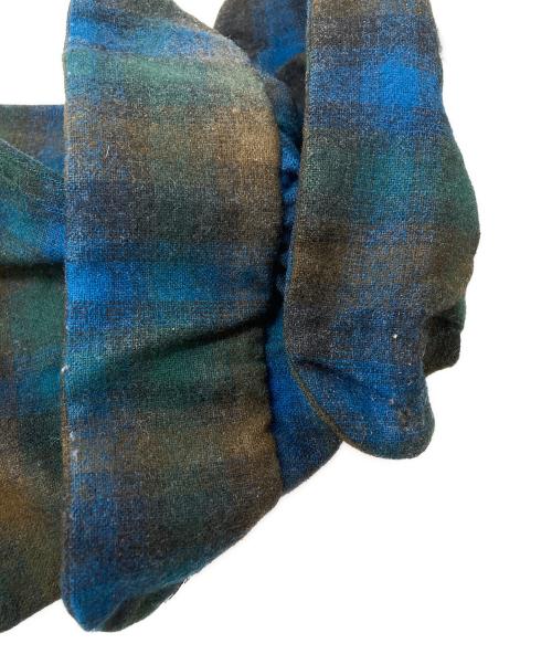 PENDLETON（ペンドルトン）PENDLETON (ペンドルトン) 60’sウールチェックシャツ/Wool Check Shirt ブルー×グリーン サイズ:Ｌの古着・服飾アイテム
