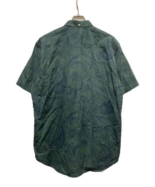 SUPREME（シュプリーム）Supreme (シュプリーム) PAISLEY S/S SHIRT グリーン サイズ:Lの古着・服飾アイテム