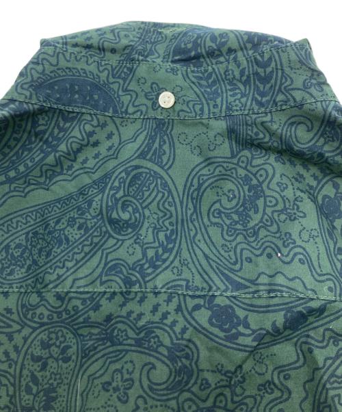 SUPREME（シュプリーム）Supreme (シュプリーム) PAISLEY S/S SHIRT グリーン サイズ:Lの古着・服飾アイテム