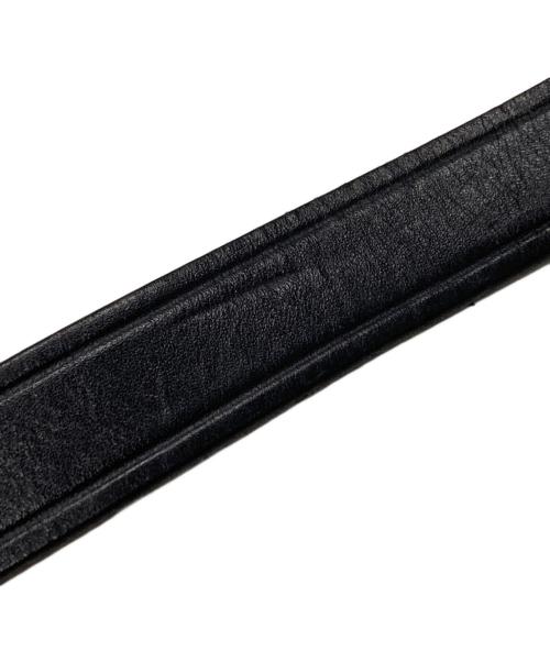 TORY LEATHER（トリーレザー）TORY LEATHER (トリーレザー) ホースビットレザーベルト/Horsebit leather belt ブラックの古着・服飾アイテム