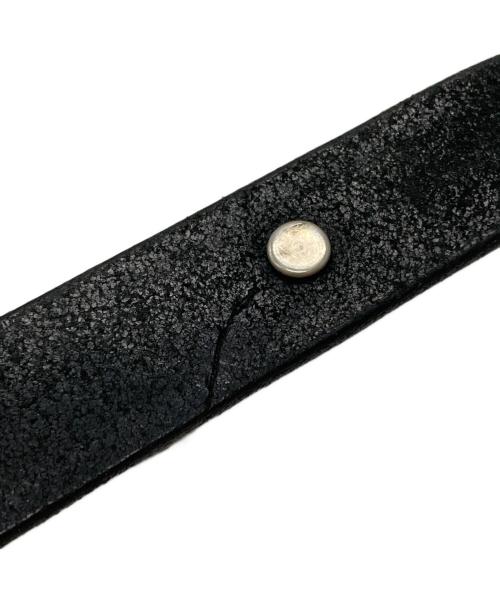 TORY LEATHER（トリーレザー）TORY LEATHER (トリーレザー) ホースビットレザーベルト/Horsebit leather belt ブラックの古着・服飾アイテム