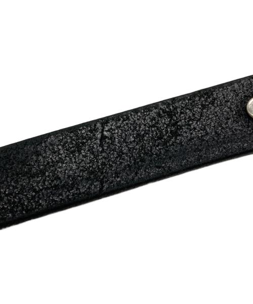 TORY LEATHER（トリーレザー）TORY LEATHER (トリーレザー) ホースビットレザーベルト/Horsebit leather belt ブラックの古着・服飾アイテム