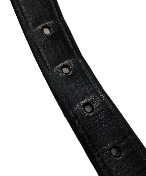 TORY LEATHER（トリーレザー）TORY LEATHER (トリーレザー) ホースビットレザーベルト/Horsebit leather belt ブラックの古着・服飾アイテム