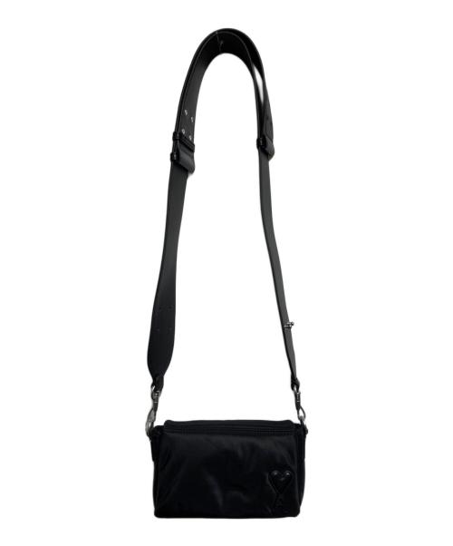 AMI Alexandre Mattiussi（アミアレクサンドルマテュッシ）AMI Alexandre Mattiussi (アミアレクサンドルマテュッシ) ナイロン Marcel ランチボックス バッグ/Lunch box bag ブラックの古着・服飾アイテム