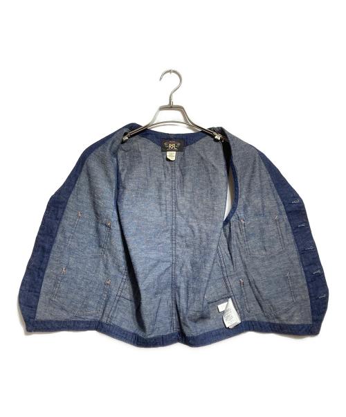 RRL（ダブルアールエル）RRL (ダブルアールエル) デニムジレ インディゴ サイズ:XSの古着・服飾アイテム