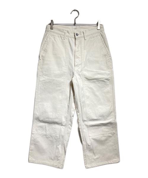 PHIGVEL（フィグベル）PHIGVEL (フィグベル) Canvas Cloth Double Knee Trousers/キャンバスクローズダブルニートラウザー ベージュ サイズ:1の古着・服飾アイテム
