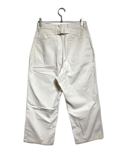 PHIGVEL（フィグベル）PHIGVEL (フィグベル) Canvas Cloth Double Knee Trousers/キャンバスクローズダブルニートラウザー ベージュ サイズ:1の古着・服飾アイテム