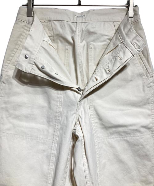 PHIGVEL（フィグベル）PHIGVEL (フィグベル) Canvas Cloth Double Knee Trousers/キャンバスクローズダブルニートラウザー ベージュ サイズ:1の古着・服飾アイテム