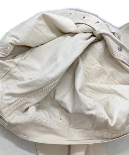 PHIGVEL（フィグベル）PHIGVEL (フィグベル) Canvas Cloth Double Knee Trousers/キャンバスクローズダブルニートラウザー ベージュ サイズ:1の古着・服飾アイテム