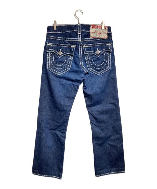 TRUE RELIGION（トゥルー レリジョン）TRUE RELIGION (トゥルー レリジョン) RICKY SUPER T ステッチデニムパンツ インディゴ サイズ:78.5cmの古着・服飾アイテム
