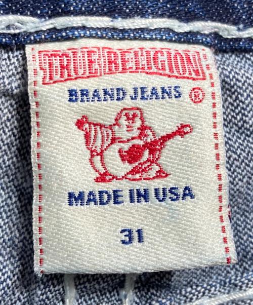 TRUE RELIGION（トゥルー レリジョン）TRUE RELIGION (トゥルー レリジョン) RICKY SUPER T ステッチデニムパンツ インディゴ サイズ:78.5cmの古着・服飾アイテム