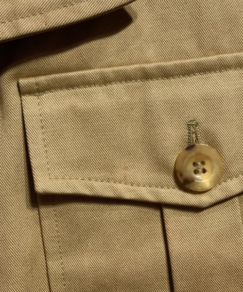 GUCCI（グッチ）GUCCI (グッチ) ミリタリージャケット/Military jacket ブラウン サイズ:48の古着・服飾アイテム