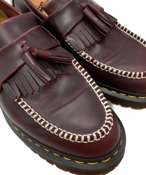 Dr.Martens（ドクターマーチン）Dr.Martens (ドクターマーチン) ADRIAN BENタッセルローファー/Tassel loafers レッド サイズ:UK9の古着・服飾アイテム