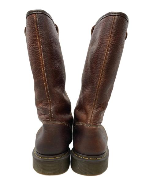 Dr.Martens（ドクターマーチン）Dr.Martens (ドクターマーチン) ROSA STEEL TOE FUR LINED IN TEAK/ROSA スチールトゥ・ファーライニング ブラウン サイズ:UK8の古着・服飾アイテム