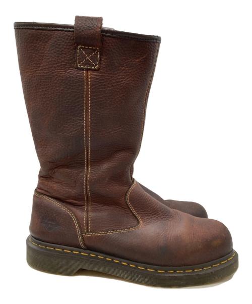Dr.Martens（ドクターマーチン）Dr.Martens (ドクターマーチン) ROSA STEEL TOE FUR LINED IN TEAK/ROSA スチールトゥ・ファーライニング ブラウン サイズ:UK8の古着・服飾アイテム