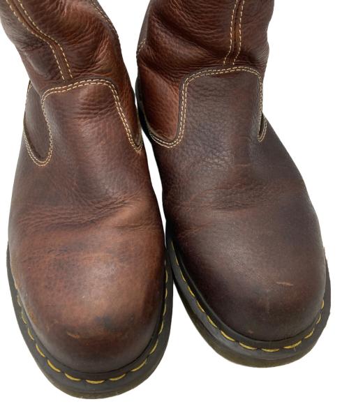 Dr.Martens（ドクターマーチン）Dr.Martens (ドクターマーチン) ROSA STEEL TOE FUR LINED IN TEAK/ROSA スチールトゥ・ファーライニング ブラウン サイズ:UK8の古着・服飾アイテム
