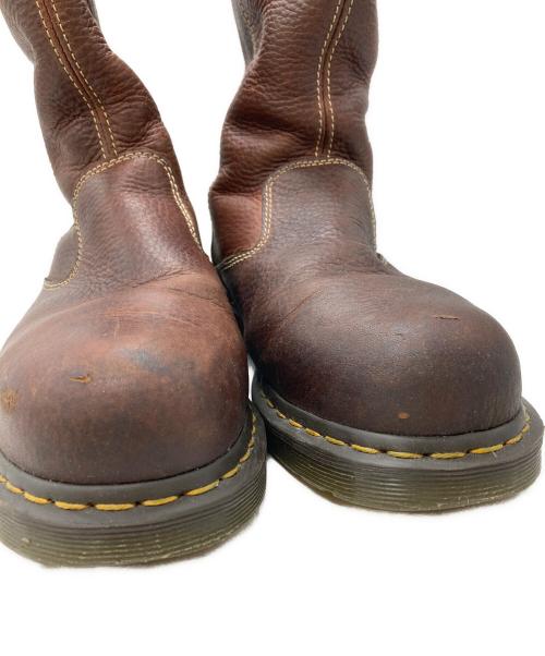 Dr.Martens（ドクターマーチン）Dr.Martens (ドクターマーチン) ROSA STEEL TOE FUR LINED IN TEAK/ROSA スチールトゥ・ファーライニング ブラウン サイズ:UK8の古着・服飾アイテム