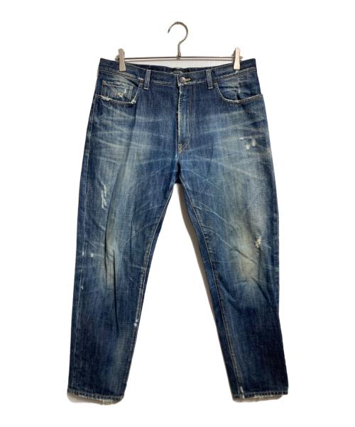 DOLCE & GABBANA（ドルチェ＆ガッバーナ）DOLCE & GABBANA (ドルチェ＆ガッバーナ) 22Classicリペア加工デニムパンツ/Distressed Repair Denim Pants インディゴ サイズ:48の古着・服飾アイテム