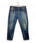 DOLCE & GABBANA（ドルチェ＆ガッバーナ）の古着「22Classicリペア加工デニムパンツ/Distressed Repair Denim Pants」｜インディゴ