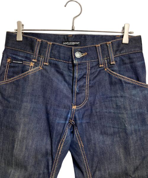 DOLCE & GABBANA（ドルチェ＆ガッバーナ）DOLCE & GABBANA (ドルチェ＆ガッバーナ) 16 CLASSIC 刺繍 デニムパンツ/Denim Pants インディゴ サイズ:44の古着・服飾アイテム