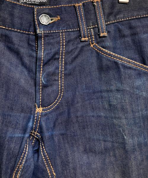 DOLCE & GABBANA（ドルチェ＆ガッバーナ）DOLCE & GABBANA (ドルチェ＆ガッバーナ) 16 CLASSIC 刺繍 デニムパンツ/Denim Pants インディゴ サイズ:44の古着・服飾アイテム