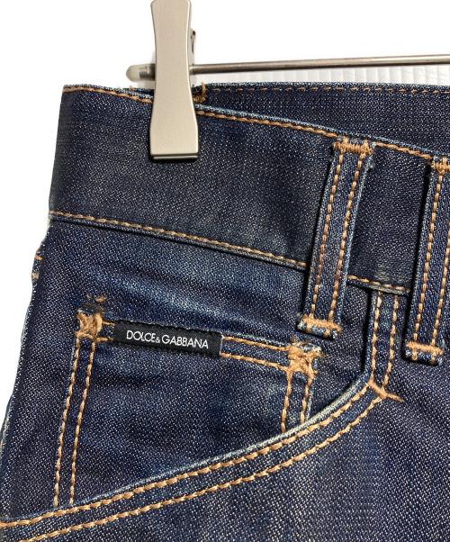 DOLCE & GABBANA（ドルチェ＆ガッバーナ）DOLCE & GABBANA (ドルチェ＆ガッバーナ) 16 CLASSIC 刺繍 デニムパンツ/Denim Pants インディゴ サイズ:44の古着・服飾アイテム