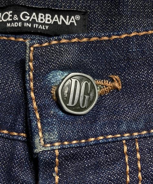 DOLCE & GABBANA（ドルチェ＆ガッバーナ）DOLCE & GABBANA (ドルチェ＆ガッバーナ) 16 CLASSIC 刺繍 デニムパンツ/Denim Pants インディゴ サイズ:44の古着・服飾アイテム