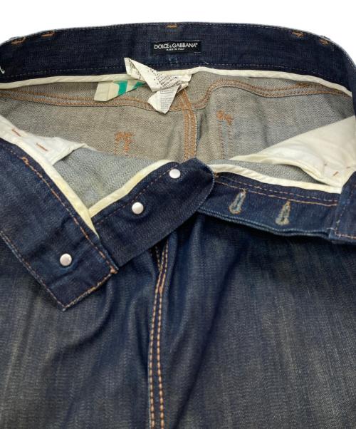 DOLCE & GABBANA（ドルチェ＆ガッバーナ）DOLCE & GABBANA (ドルチェ＆ガッバーナ) 16 CLASSIC 刺繍 デニムパンツ/Denim Pants インディゴ サイズ:44の古着・服飾アイテム